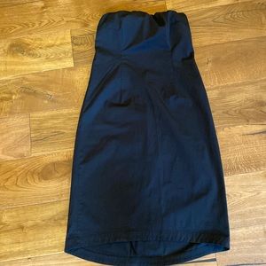 J. Crew stretch, women’s “little black dress“, strapless, size 6